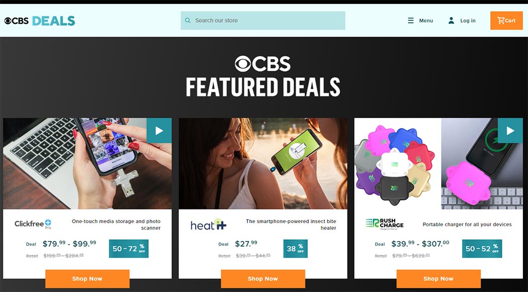 CBS Deals Today